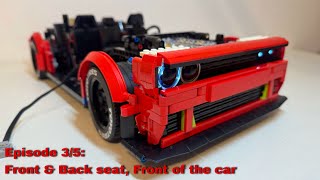 Building a LEGO Technic DODGE DEMON  Episode 35 Front amp Back Seats Front of the Car [upl. by Iyre785]