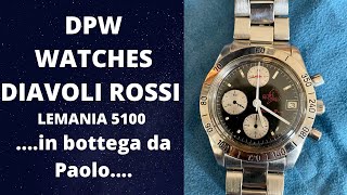 DPW WATCHES LEMANIA 5100 DIAVOLI ROSSI [upl. by Drogin]