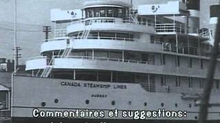 Les bateaux blancs de la Canada Steamship Lines [upl. by Yelhsa]