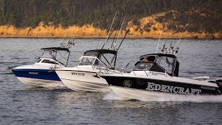 6M Shootout Bass Strait vs Cootacraft vs Edencraft [upl. by Harwill810]