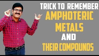 Trick to remember Amphoteric Metals and their Compounds by Er Dushyant KumarBTech IITRoorkee [upl. by Boyes]