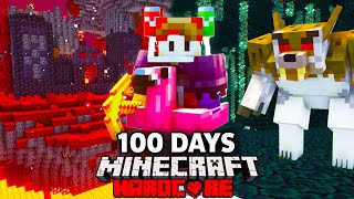 I Survived 100 Days with ALL THE MODS in Minecraft Hardcore [upl. by Lotsirk]