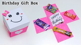 🥰 Beautiful 🥰 Chocolate Gift Box Making • Birthday Gift Idea For Bestfriend • DIY Paper Gift Box [upl. by Uel]