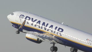 4K Ryanair 737800 LandingTakeoff Compilation EDLV [upl. by Katerine]