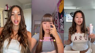 Grwm First Day Of School 🏫🏫🏫 TikTok Compilation [upl. by Kelam]