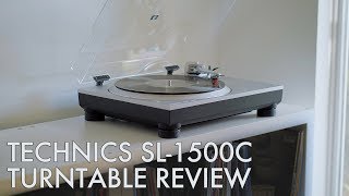 SL1200 Record Player FOR LESS TECHNICS SL1500C Turntable Review [upl. by Aselehc]