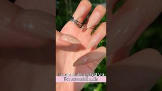 Use the builder gel BIAB for extension nails🤎nailart buildergelnails nailpolish fzanest [upl. by Aleedis]