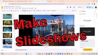 How To Make a Slideshow using Google Slides and Google Photos [upl. by Yslek310]