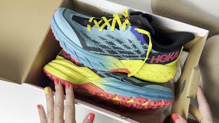 Hoka Speedgoat 5 1123158SBBK Blau  HOKA Speedgoat 5  Trailrunningschuhe Herren wwwbergfreundede [upl. by Ahsienot]