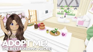 THE BEST BUILDING HACKS in Adopt me Compilation adoptme roblox speedbuild [upl. by Suivatnom617]