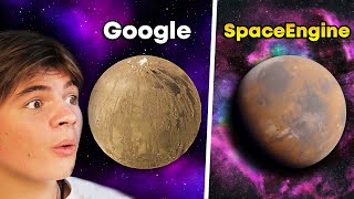 Google Planets VS SpaceEngine [upl. by Limaj104]