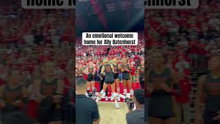 Former Husker Ally Batenhorst is welcomed back to Nebraska huskers gbr nebraska [upl. by Conni]