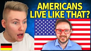 European reacts to 6 Happily Surprising Things About Living in America [upl. by Lleznol]