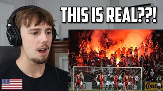 American Reacts to European Football Chants amp Atmosphere [upl. by Loni]