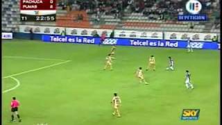 Pachuca vs Pumas UNAM 03 Torneo Bicentenario 2010 Jornada 8 SKY SPORTS [upl. by Hogue349]