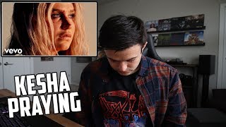 Kesha  Praying Reaction  Goosebumps [upl. by Ahsenek42]