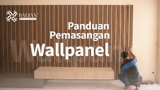 Proses sederhana Pemasangan Panel PVC Untuk Dinding [upl. by Abert]