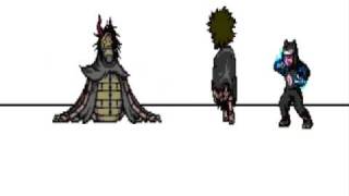 kankuro vs sasuke sprite animation on pivot [upl. by Samaria]