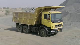 Tata Prima Lx 2530K Tipper Overview  Best Mining Tipper Trucks  Tata Motors [upl. by Tempa]