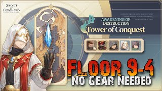 Tower 94  FTP No Gear Clear  Week 11 0710 Sword of Convallaria [upl. by Disraeli857]