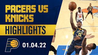 Indiana Pacers Highlights vs New York Knicks  January 4 2022 [upl. by Leak]