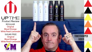 Uptime Energy Drink Product Review 6 Uptime Original amp Sugar Free flavors reviewed [upl. by Enilrad]