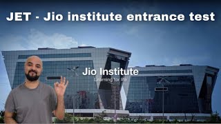 JET  Jio Institute Entrance Test  JET Exam Dates  JET Pattern Syllabus  JET Sample Paper  Take [upl. by Noemys]