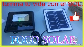 🌞🌞LÁMPARAS SOLARES para exterior con panel solar independiente [upl. by Hubie]