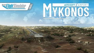 Airport Mykonos  MSFS DLC  Official Trailer  Aerosoft [upl. by Cowen]