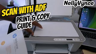 HP DESKJET 4100E SCAN PRINT AND COPY GUIDE [upl. by Yornoc]