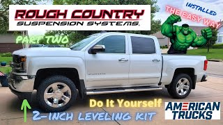 2 INCH Leveling Kit Install quot2wdquot EASIEST FASTEST WAY CHEVY amp GMC [upl. by Nivek]