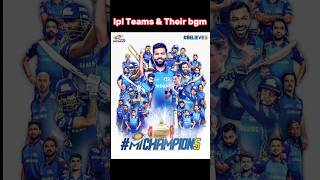 ipl Teams amptheir bgm shortscricket indvssa [upl. by Yhotmit969]