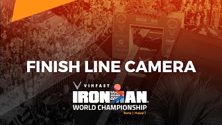 Finish Line Camera  2023 VinFast IRONMAN World Championship Kona [upl. by Nordek]