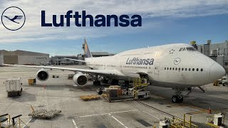 LUFTHANSA Boeing 7478 🇺🇸 Los Angeles to Frankfurt 🇩🇪 FULL FLIGHT REPORT  Planespotting [upl. by Ylrehs]