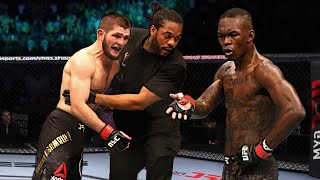 Israel Adesanya vs Khabib Nurmagomedov  UFC 4 [upl. by Nonnag400]