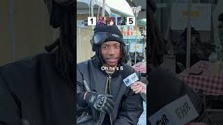 KennyMason blind ranks famous Kennys 🤔 😂 shorts interview music festival [upl. by Julianna]