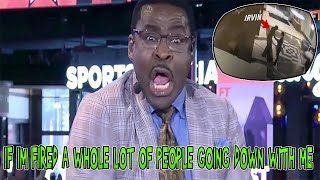 Michael Irvin Mad At How He Was Treated At The NFL Network [upl. by Eerolam416]