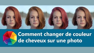 Logiciel pour changer de couleur de cheveux en 1 minute  essai GRATUIT [upl. by Nahgam]