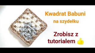 Kwadrat Babuni na szydełku krok po kroku jak wykonać Crochet Granny Square easy to make [upl. by Libnah]