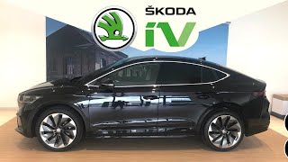 NEW SKODA ENYAQ IV 80 Firstlook IN 4K skodaenyaq Skodakodaenyaqiv skodaenyaqreview electriccar [upl. by Marsiella]