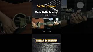 Baik Baik Sayang  Wali Band  Tutorial Chord Gitar Mudah Untuk Pemula dan Lirik chordgitar [upl. by Nilo995]