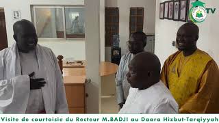 VISITE DE COURTOISIE DU RECTEUR Mamadou BADJI au Daara Hisbut Tarqiyyah [upl. by Charlena973]