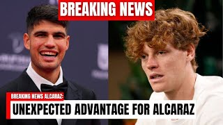 BREAKING SINNER REVEALS the BIGGEST ADVANTAGE for CARLOS ALCARAZ at the ATP FINALS [upl. by Jerusalem711]