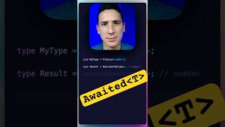 Awaited ➡️ Utility Type ➡️ TypeScript typescript typescripttutorial coding programming [upl. by Edivad]