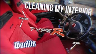 Civic Type R EP3 Interior Clean EK9 Recaro’s and JDM Floor Mats [upl. by Ahsiri]