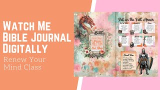 Bible Journaling Digitally Renew Class [upl. by Meghann]