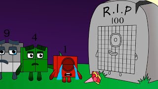 Numberblocks 100 RIP Animation  Numberblocks fanmade animation [upl. by Aira]