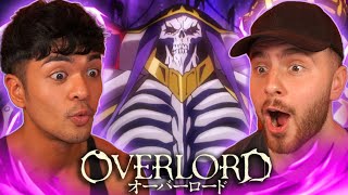 OUR FIRST TIME WATCHING OVERLORD  Overlord Episode 1 REACTION  REVIEW [upl. by Theta]