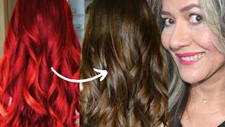 QUAL A MELHOR COR PARA COBRIR O VERMELHO DO CABELO HairTutorial [upl. by Timothea246]