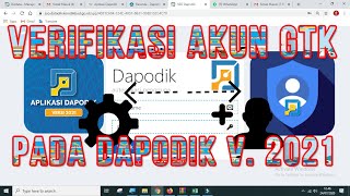 Cara verifikasi akun ptk di dapodik 2021 [upl. by Ennahteb]